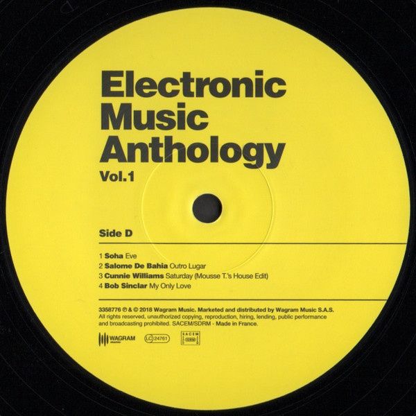 Платівки Electronic Music Antology