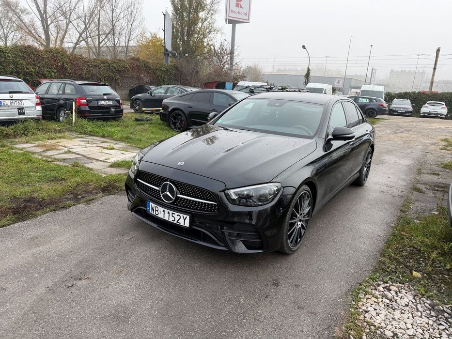 Mercedes-Benz Klasa E E220D AMG ASO Premium Night Gwar 06.2028 Salon PL , OC do 11.2026