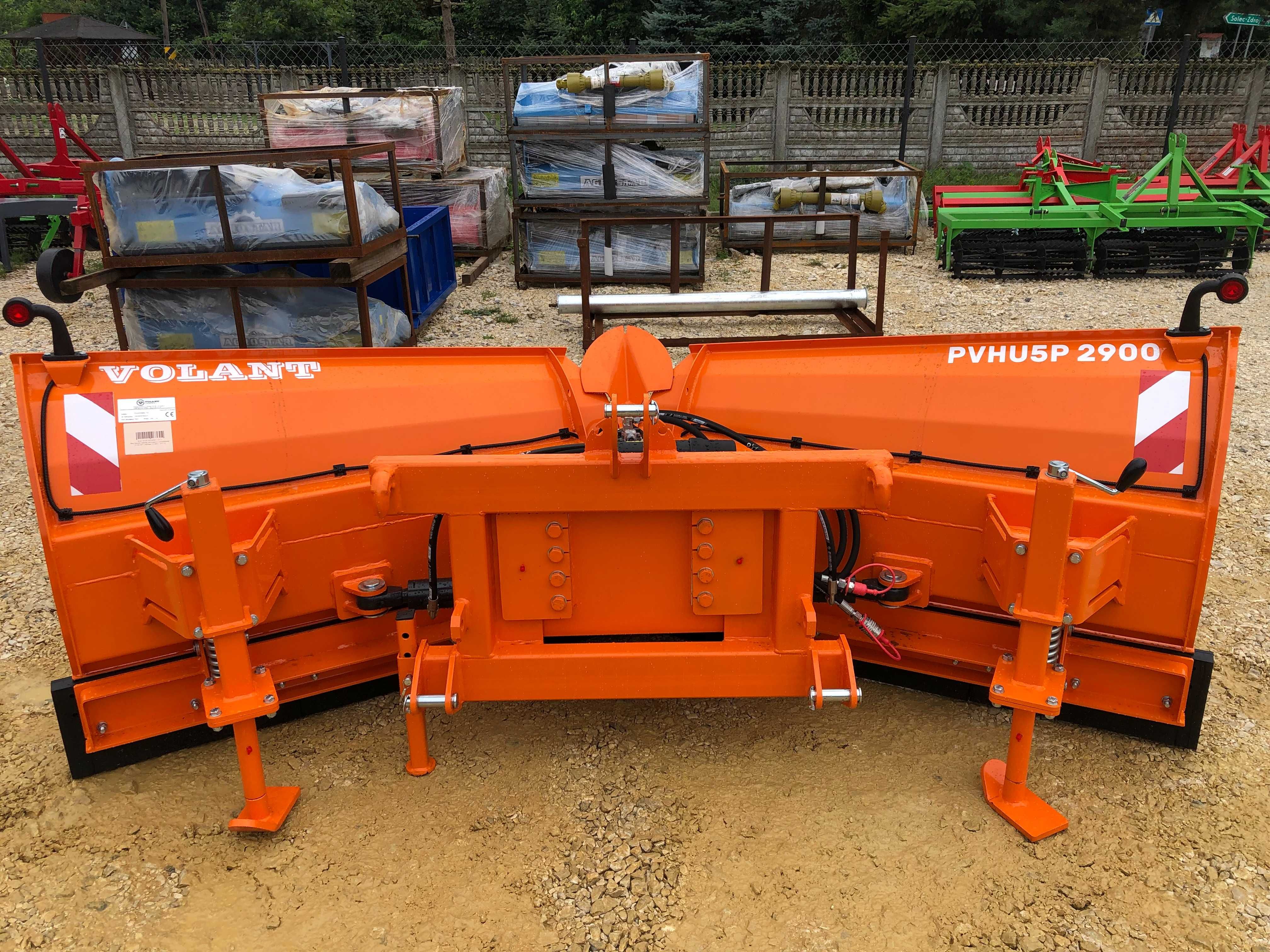 Nowy solidny pług do śniegu hydrauliczny VOLANT gwarancja