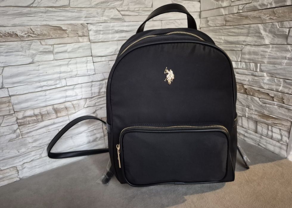 Plecak Damski Czarny Us Polo ASSN