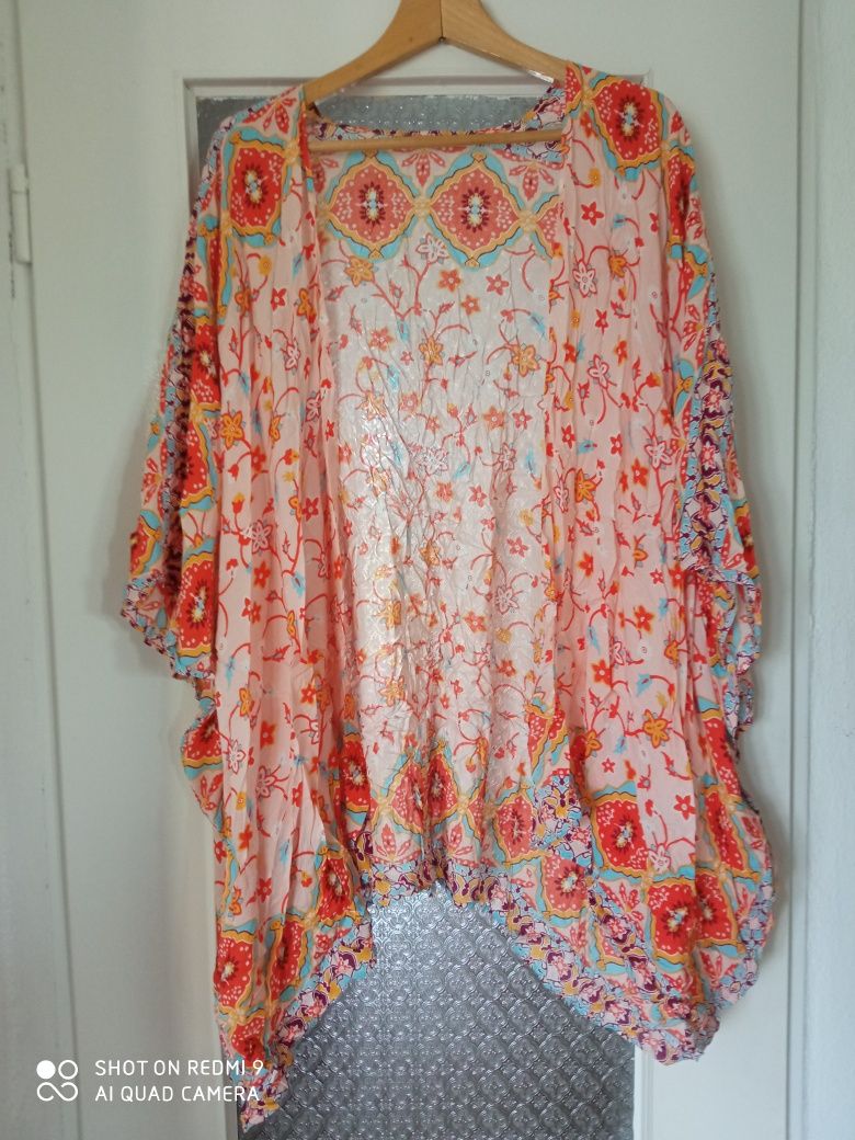 Kimono narzutka Boho lato Warszawa Mokotów