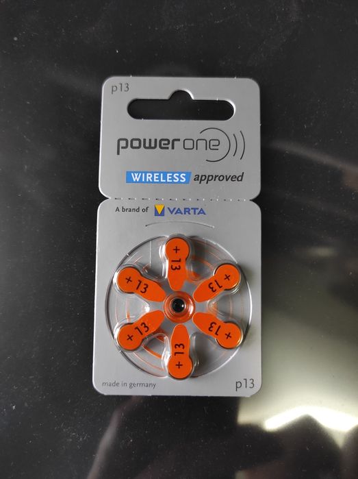 Батарейки Varta P13 для слухових апаратів