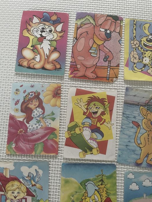 Kolekcjonerskie karteczki notesikowe lata 90 zestaw