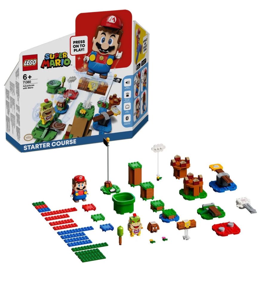 Lego Mario zestawy i ubranka