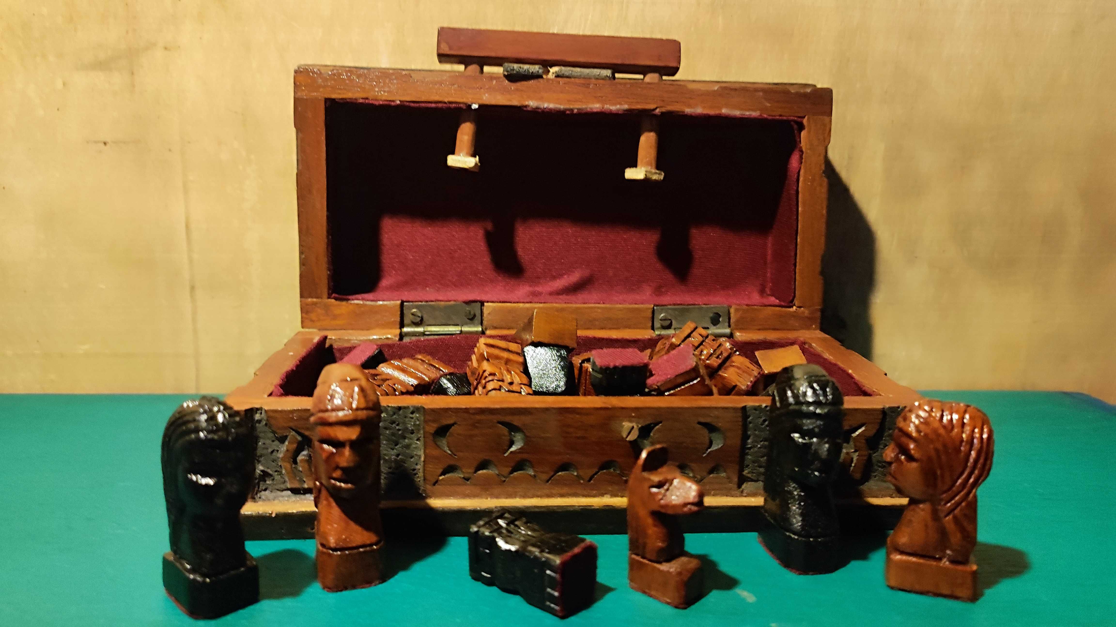 Jogo de Xadrez Portátil: Artesanato Inca
