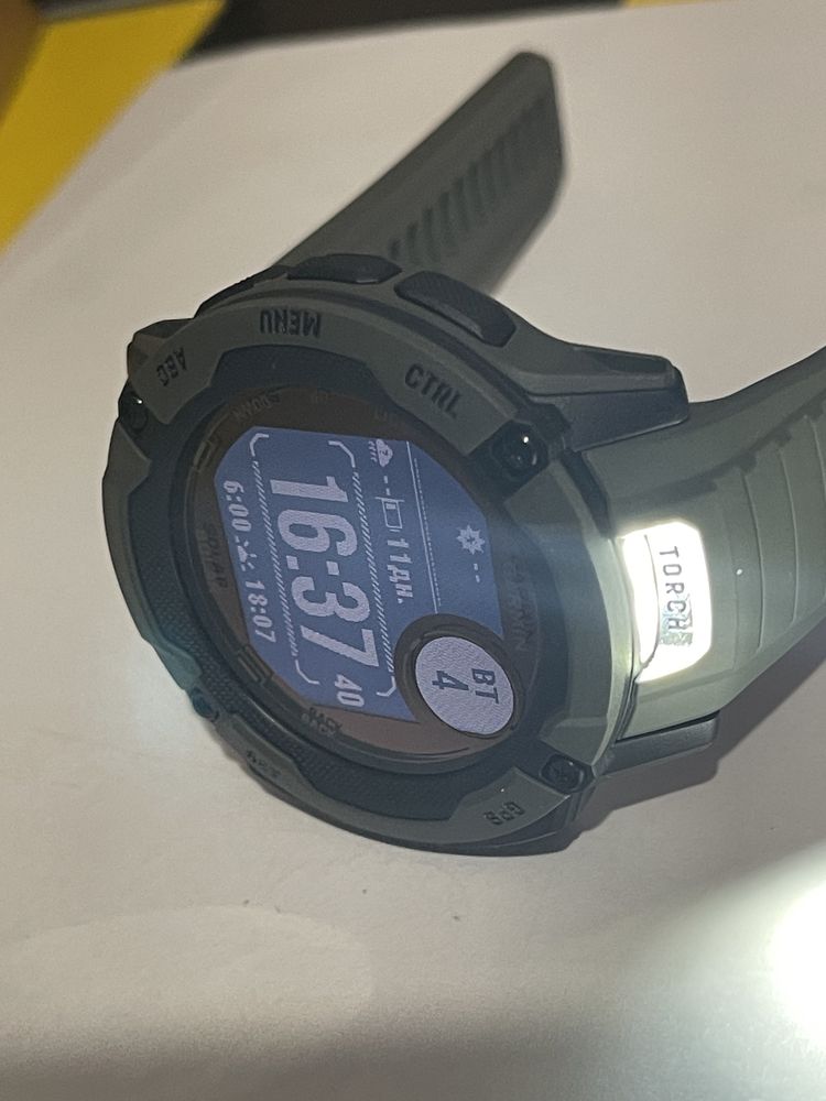 Garmin Instinct 2X solar, moss, зелені