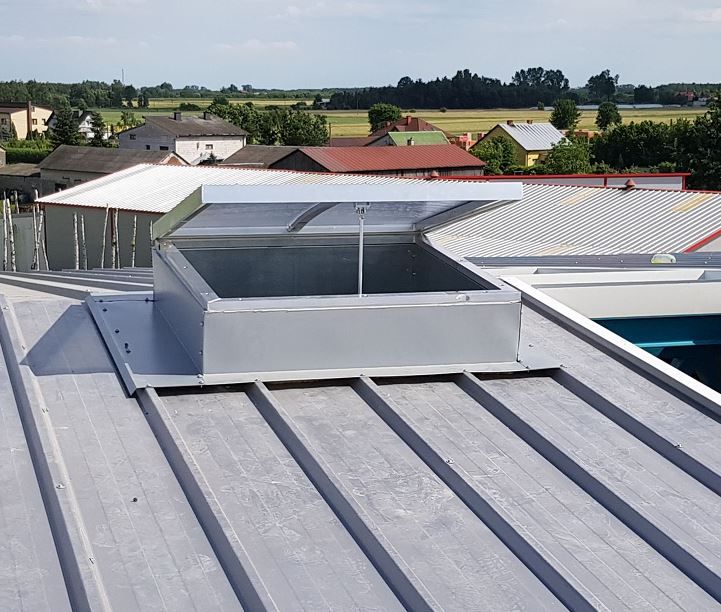 Wyłaz dachowy 80x80 alu, poliweglan gr 16mm, PRODUCENT, rozne wymiary