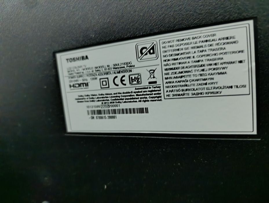 Telewizor Toshiba Smart TV 50cali