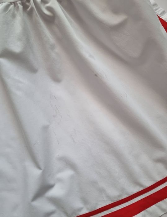 Biała sukienka z krótkim rękawem dla dziewczynki r 146 marynarska