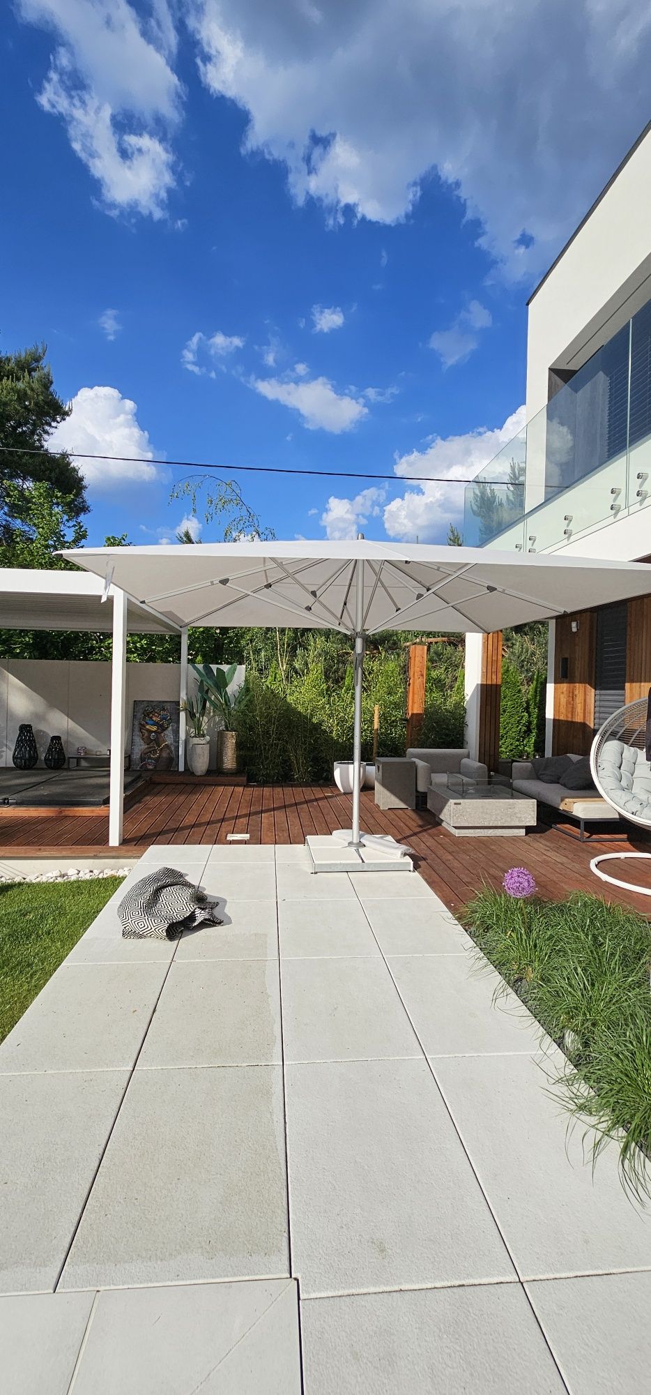 Parasol Glatz 4x4m model Fortello