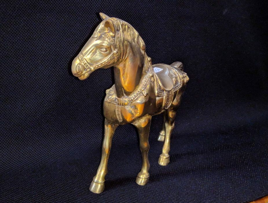 Escultura Cavalo Latão