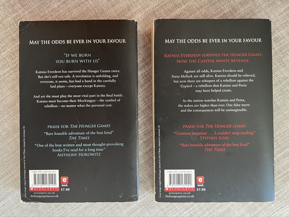 The Hunger Games: Mockingjay e Catching Fire