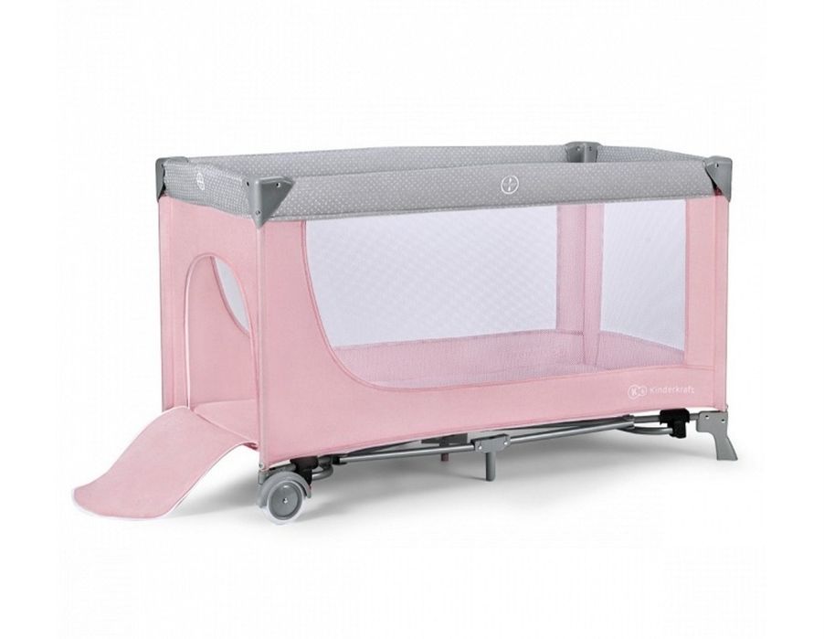 Kinderkraft leody pink tózeczko turystyczne +
materac