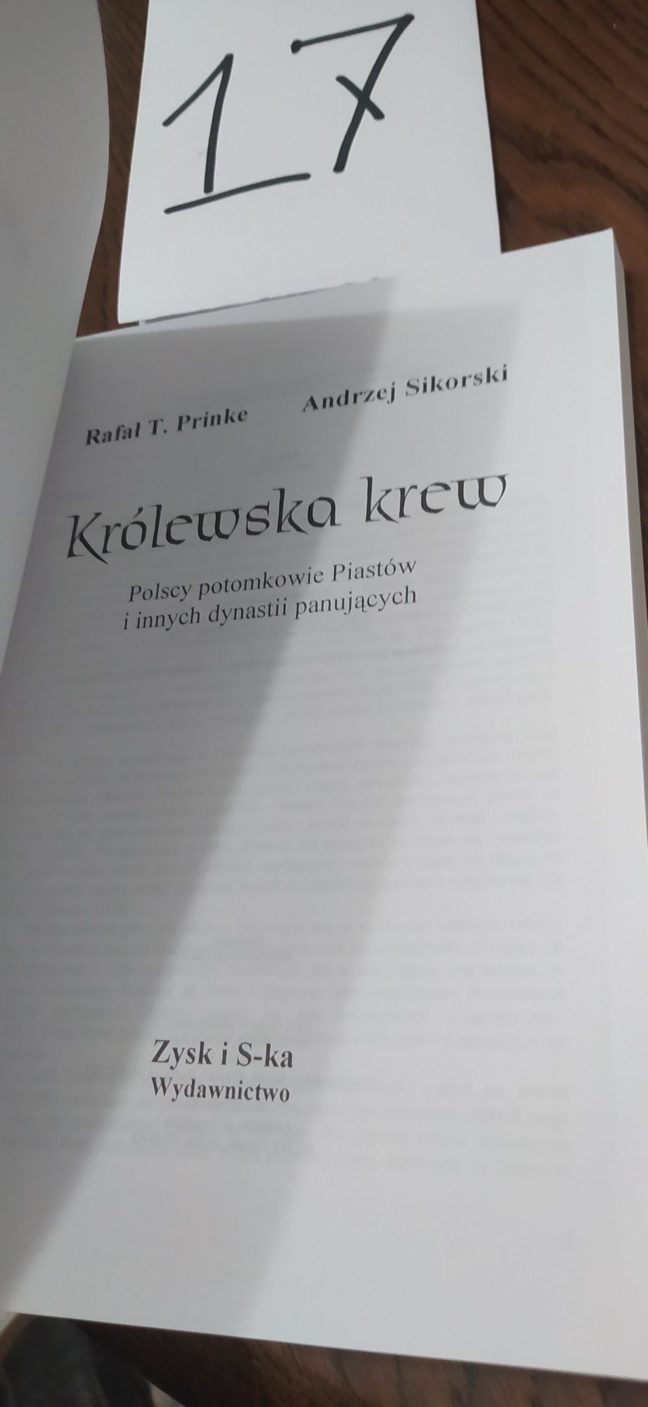 Królewska krew Andrzej Sikorski