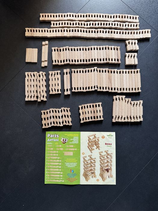 Конструктор дерев'яний Вежа 900330 IGROTECO