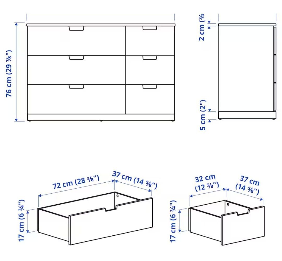 Comoda IKEA Nordli