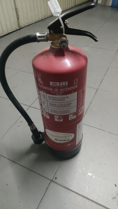 extintor de pó químico 6 kg