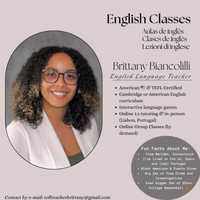 English Classes/Aulas de inglês/Clases de inglés/Lezioni di inglese