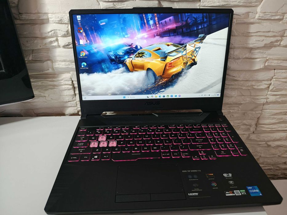 GAMINGOWY Laptop ASUS TUF15.6"144Hz i5 11Th 12x4.50Ghz16GB,RTX3060-6GB