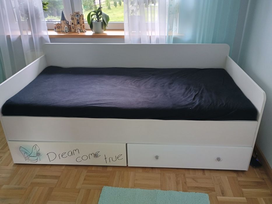 Łóżko dziewczece 90*190 z szufladami