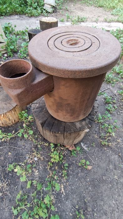 Буржуйка чугунная СССР