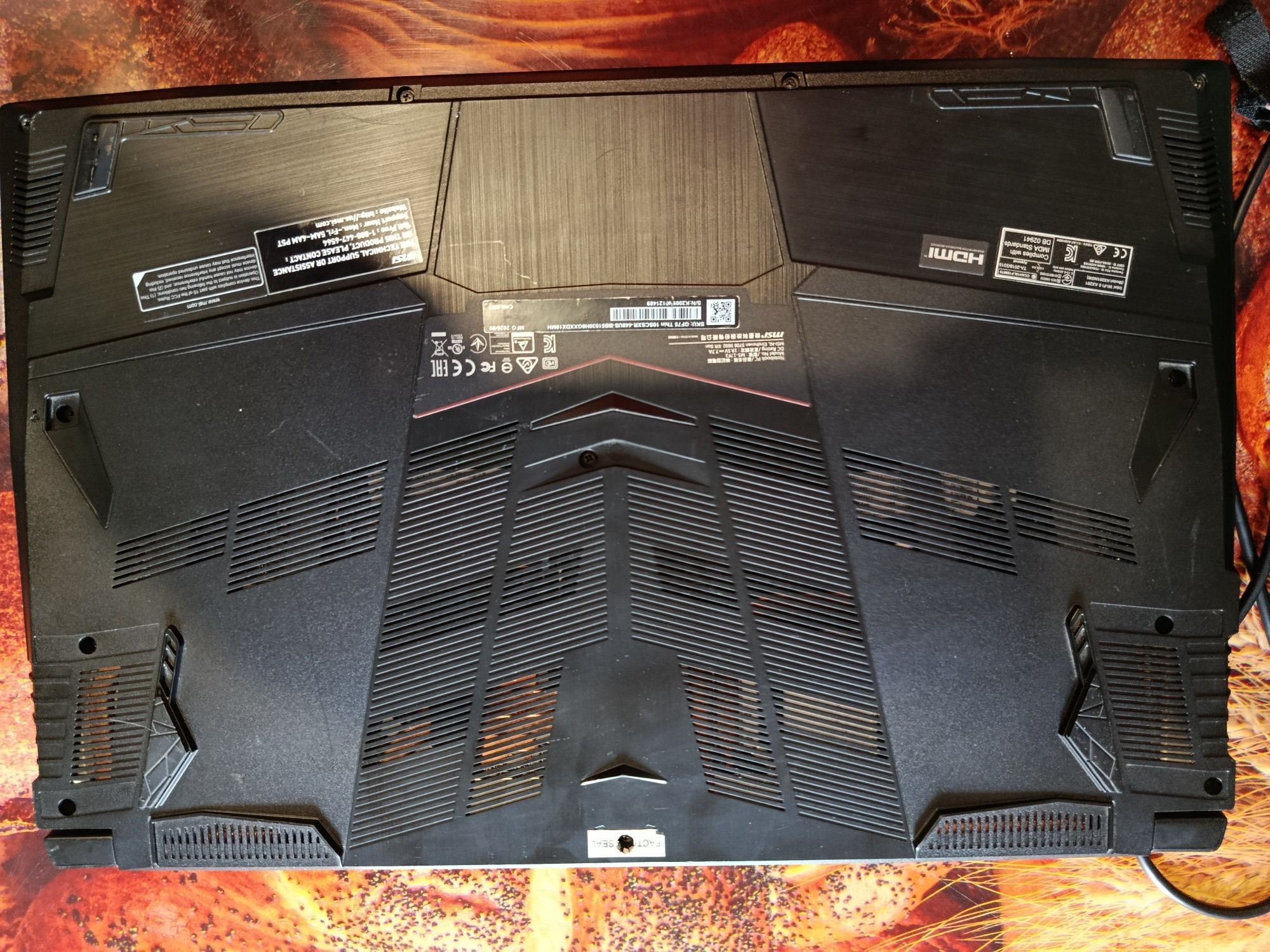 MSI GF75 Thin 10SCXR 17,3" i5 GTX