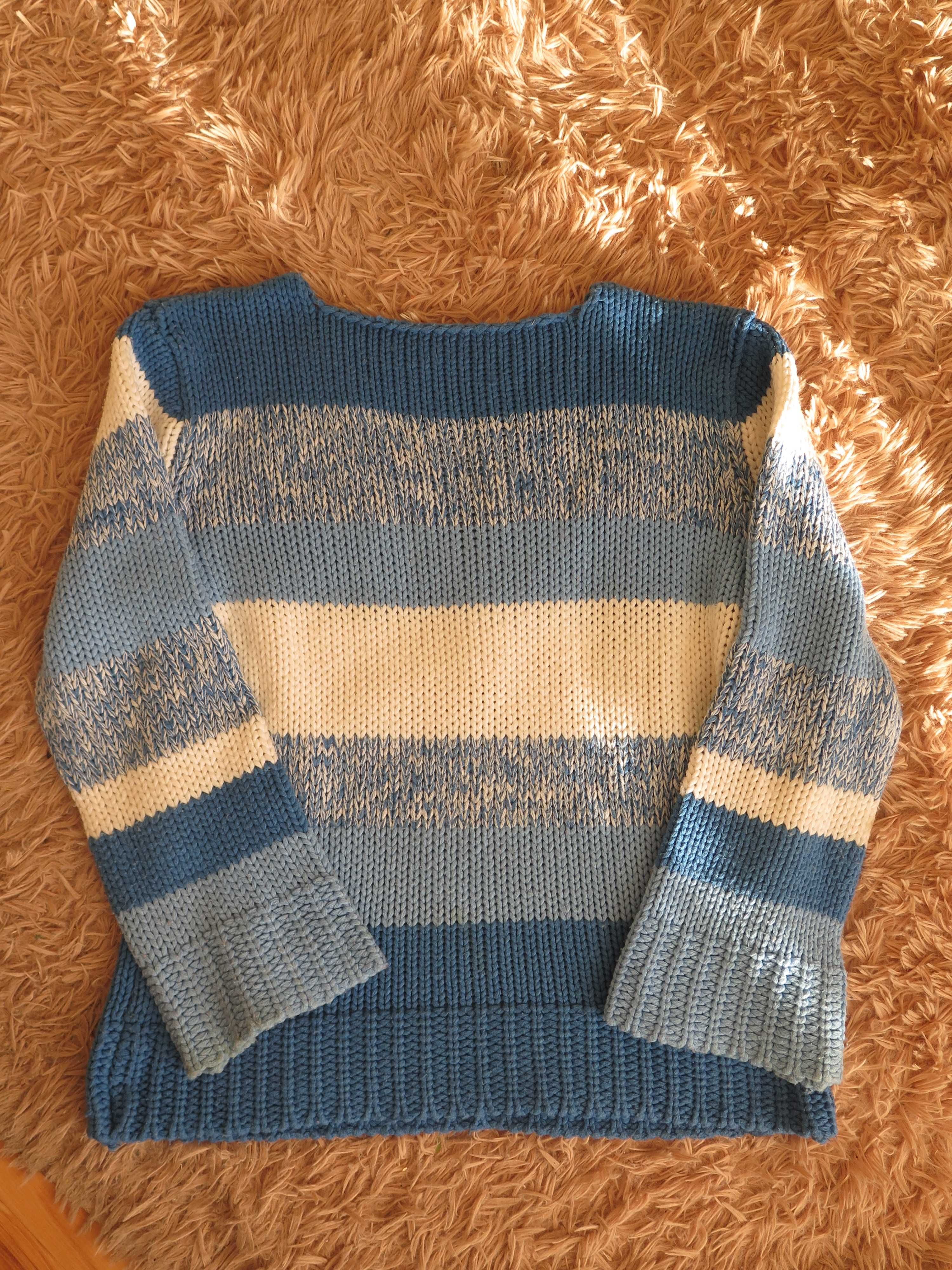 Ciepły zimowy sweter damski r.40