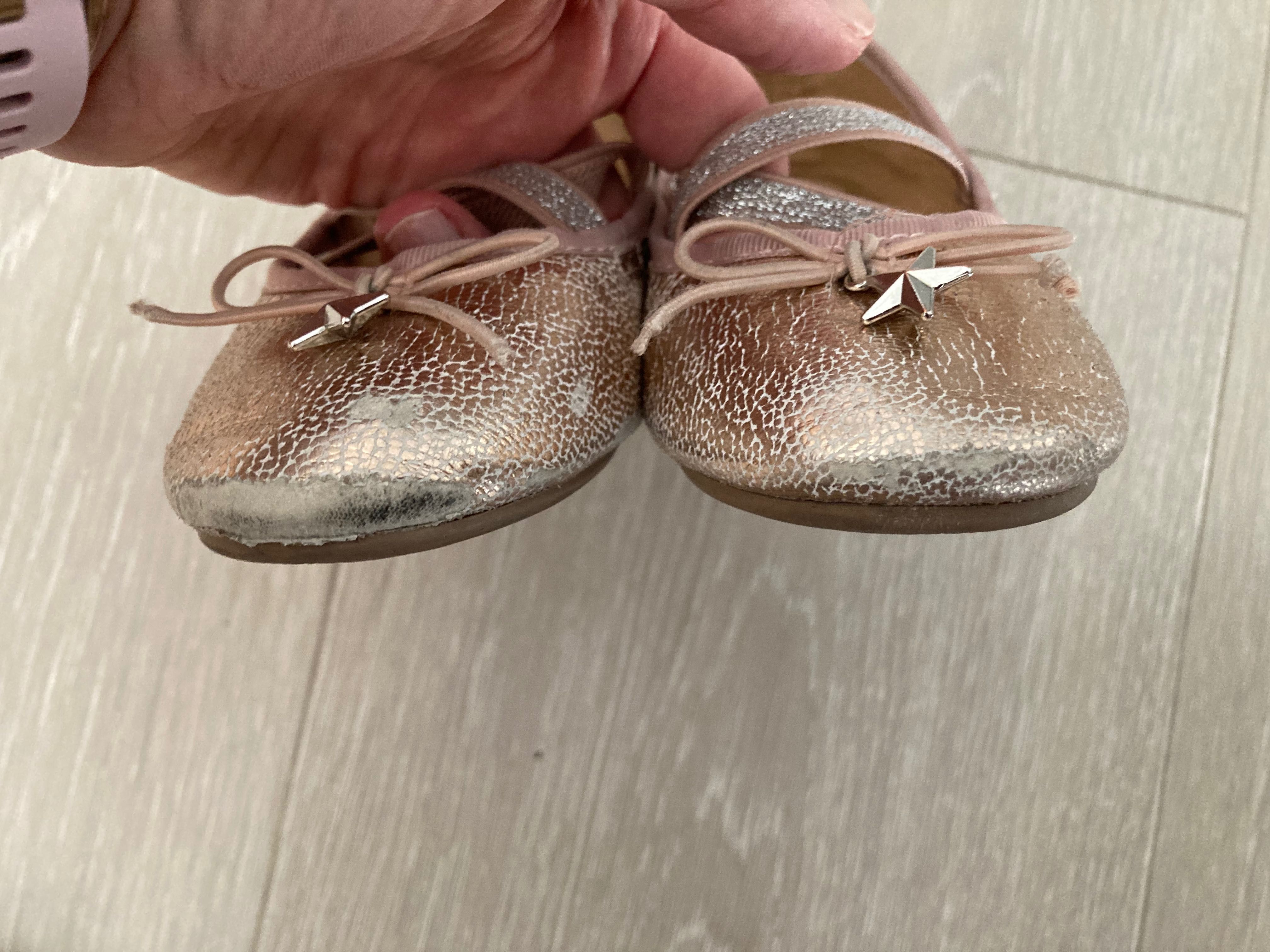 Baleriny balerinki primark rozm. 29 wkładka wew. 17 cm złote