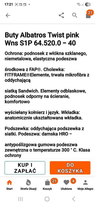 Nowe Buty Robocze Albatros