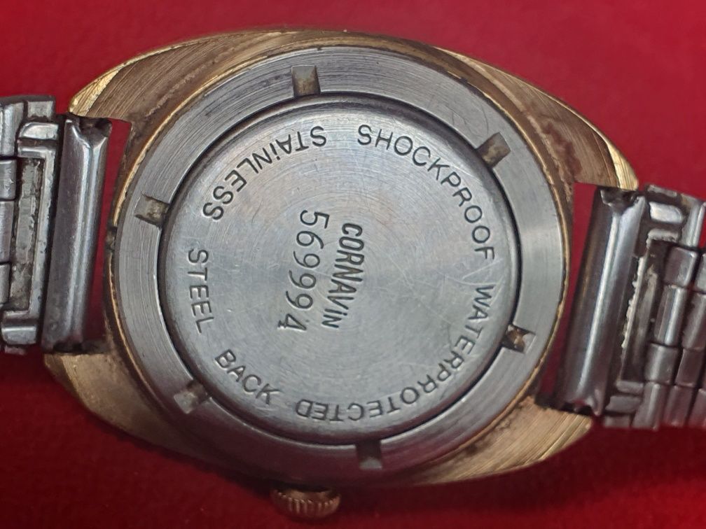 Stary pozłacany Zegarek Cornavin 17 jewels
