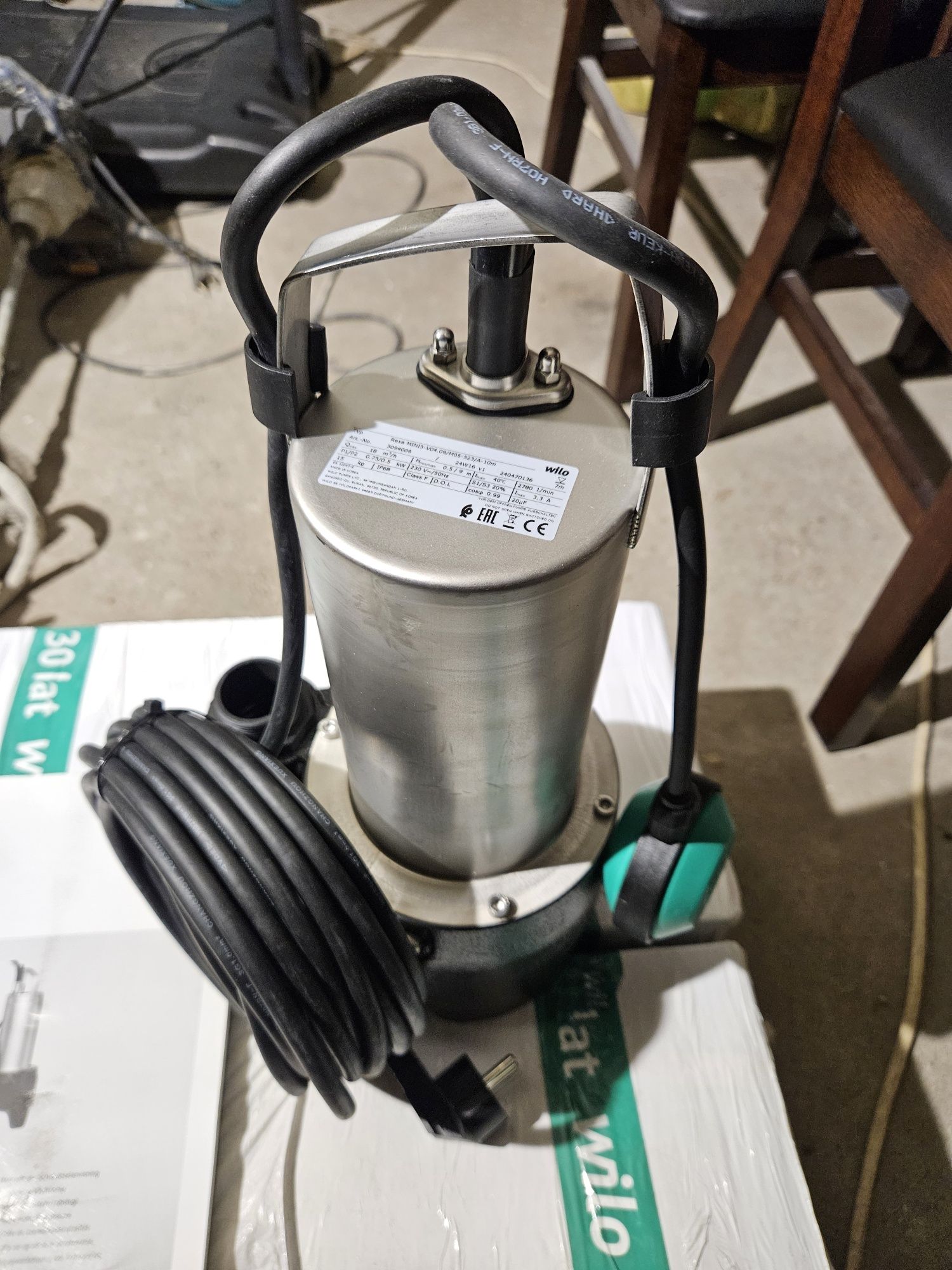 Pompa Wilo Rexa Mini13-V04.09/M05-523/A-10m