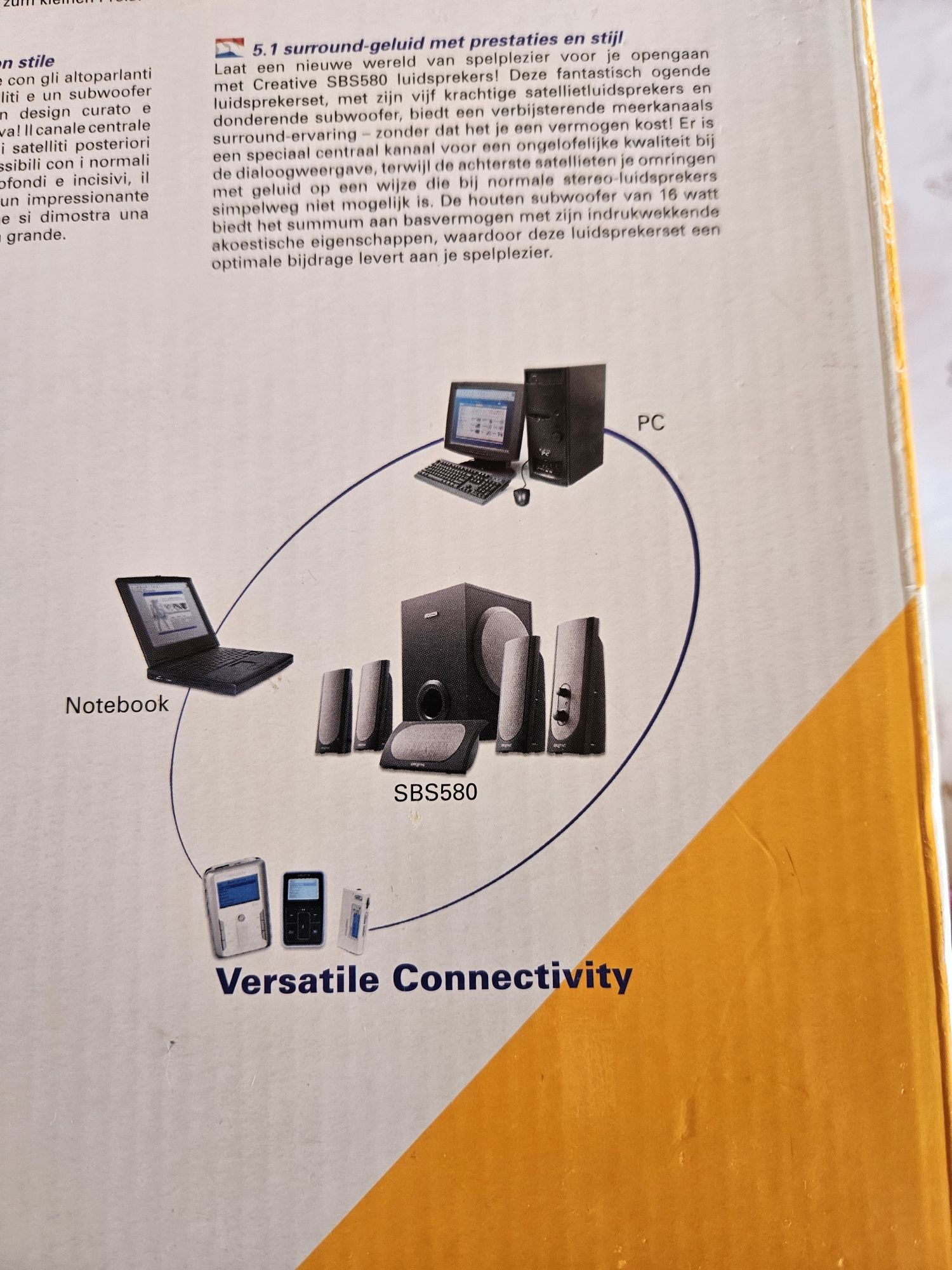 Głośniki komputerowe Creative 5.1 SBS 580