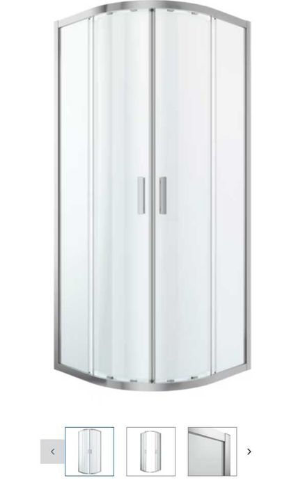 nowa nieużywana kabina prysznicowa Beloya 80 cm półokrągła