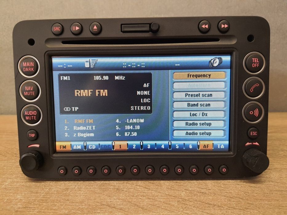Radio samochodowe Alfa Romeo 159, Brera CD Mp3 Nawigacja Tele / 2din