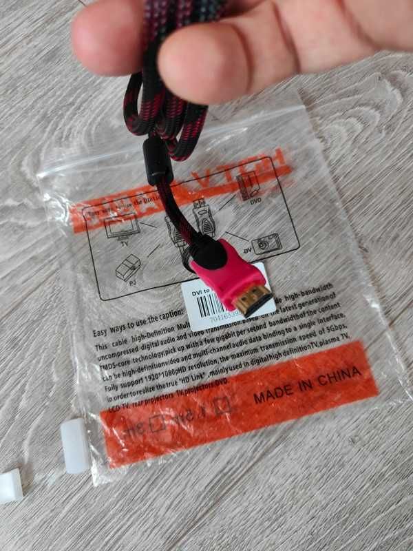 Kabel DVI na HDTV 1,5m.