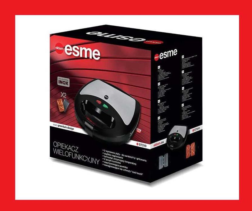 Nowy opiekacz wielofunkcyjny Eldom ST210