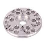 Tarcza do korekcji racic Profi, 6 wymiennych ostrzy, śr. 120 mm, Kerbl