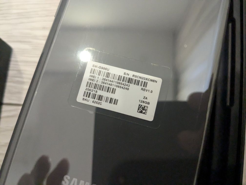 Новый Samsung Galaxy s20 plus 5g 12/128гб sm-g986u cosmic grey duos