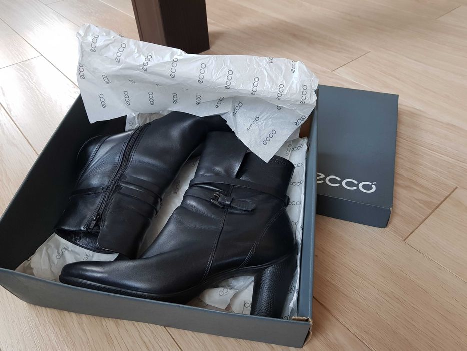 ECCO Botki Sculptured r.40 – stan idealny