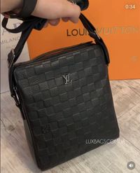 Мужская кожаная сумка через плечо Louis Vuitton Луи Виттон