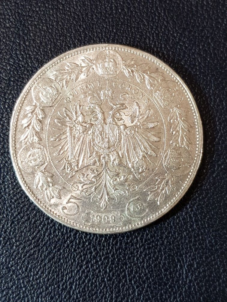 5 крон, серебряная монета