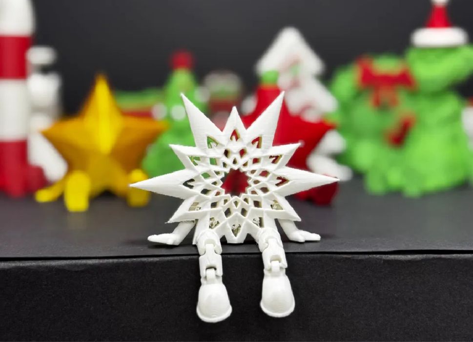 Новорічні іграшки 3D новорічний декор, різдвяний декор прикраси