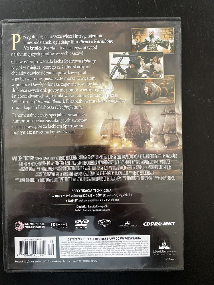 Piraci z Karaibów Na krańcu świata DVD