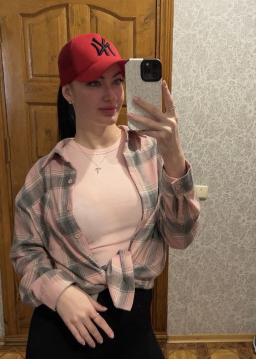 Сорочка в клітинку розмір Л(легенька байка)