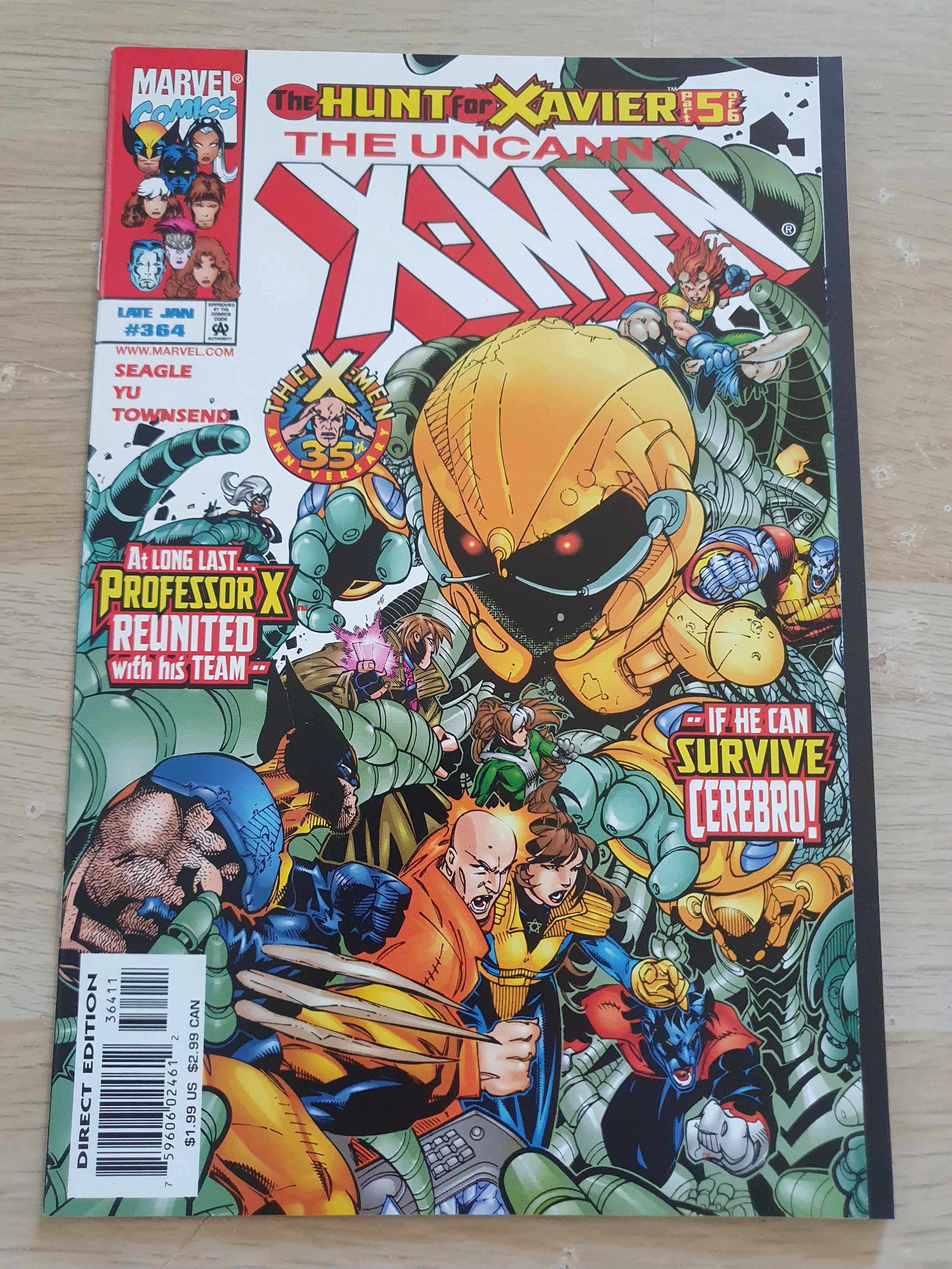 Hunt for Xavier The uncanny X-men vol 1: 362-364; X-men: 82-84 (ZM125)