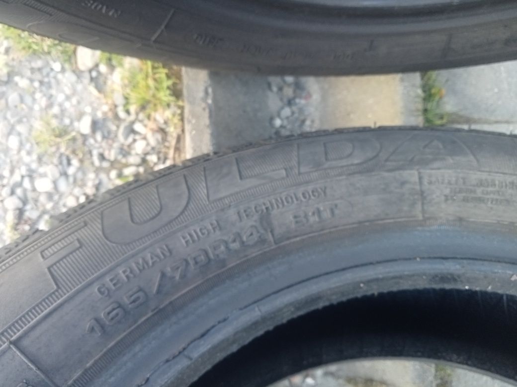 2x Opony Używane Całoroczne 165/70R14 Kleber