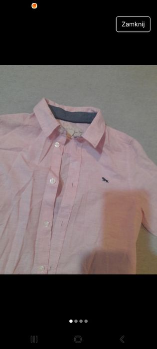 Koszula 122 h&m różowa