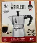 Bialetti Moka Express 3 TZ – Nowa, oryginalna kawiarka, Made in Italy