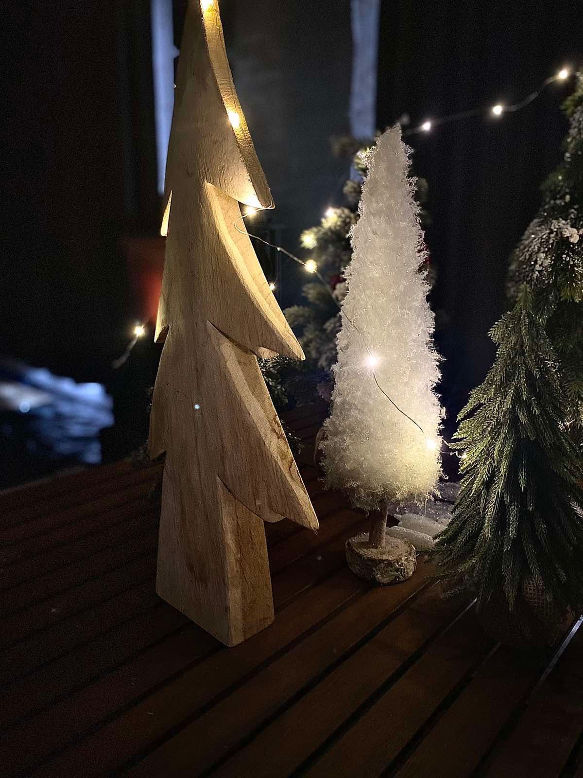 Фигура оленя, олень, елка, ель - дуб декор Новый Год Рождество подарок