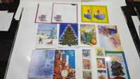 Kartki świąteczne do prezentów pocztowe 24 szt